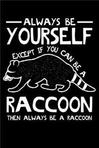 Always Be Yourself Except If You Can Be A Raccoon then Always Be A Raccoon