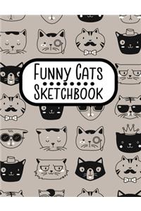 Funny Cats Sketchbook