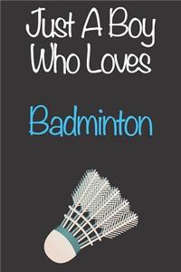 Just A Boy Who Loves Badminton