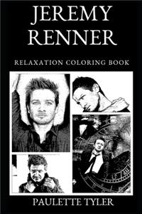 Jeremy Renner Relaxation Coloring Book