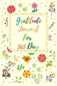 Gratitude Journal For 365 Day