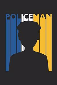 Future Policeman Notebook - Vintage Police Officer Journal - Gift for Future Policeman - Retro Policeman Diary