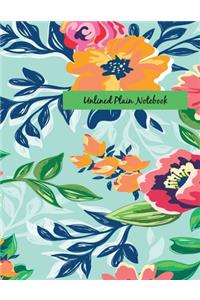 Unlined Plain Notebook