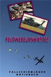 Feldwebelanwärter Fallschirmjäger Notizbuch