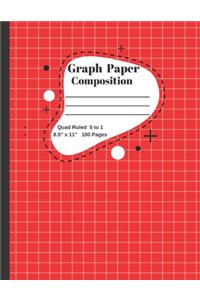 Graph Paper Composition Notebook