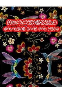 Hummingbird Coloring Book Kids