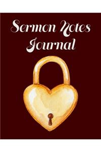 Sermon Notes Journal