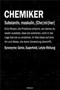 Chemiker Notizbuch
