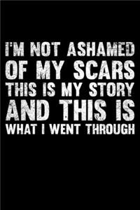 I'm Not Ashamed Of My Scars This Is My Story And This Is What I Went Through