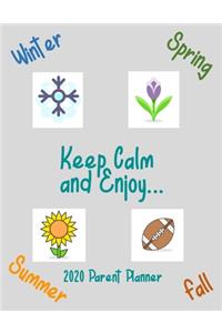 Parent Planner 2020- Keep track of Family Activities and Appointments