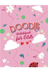 Doodle Sketchbook For Girls