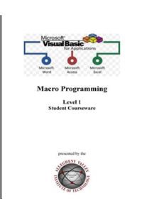 Visual Basic for Applications (VBA) Level 1