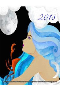 Beautiful Cancer and Crab watches the Moon 2017-2018 Academic Year
