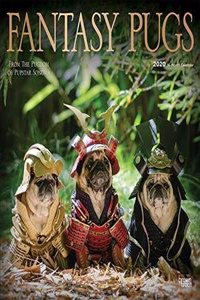 FANTASY PUGS 2020 SQUARE WALL CALENDAR