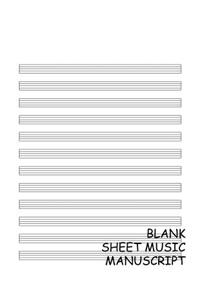Blank Sheet Music Manuscript