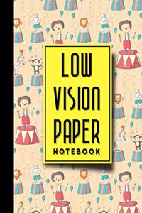 Low Vision Paper Notebook
