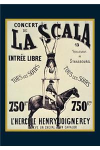 Carnet Blanc, Affiche La Scala 