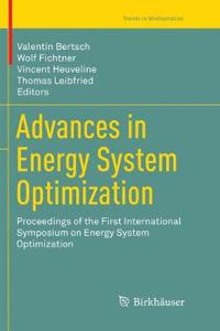 Advances in Energy System Optimization