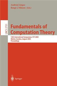 Fundamentals of Computation Theory