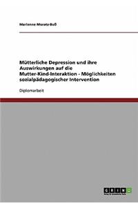 Postnatale Depression und ihre Auswirkungen auf die Mutter-Kind-Interaktion. Möglichkeiten sozialpädagogischer Einflussnahme