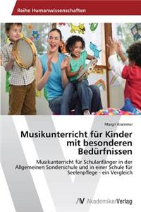 Musikunterricht für Kinder mit besonderen Bedürfnissen