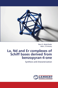 La, Nd and Er complexes of Schiff bases derived from benzopyran-4-one