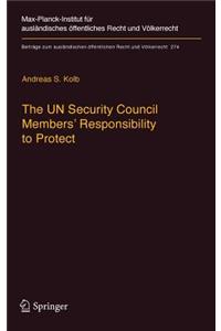 Un Security Council Members' Responsibility to Protect