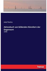 Adressbuch von bildenden Künstlern der Gegenwart