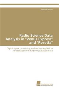 Radio Science Data Analysis in 
