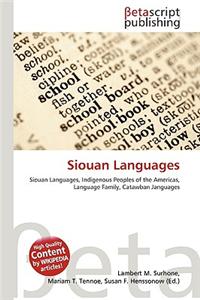 Siouan Languages