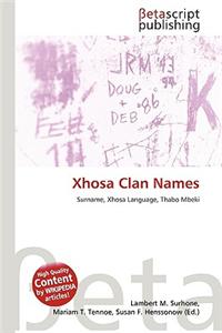 Xhosa Clan Names