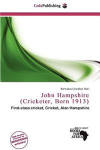 John Hampshire (Cricketer, Born 1913)