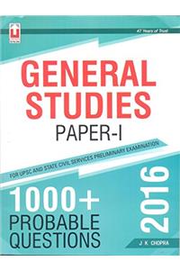 General Studies Paper -1 1000+ Probable Questions