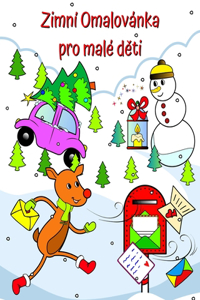 Zimní Omalovánka pro malé děti