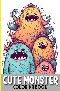 Cute Monster Coloring Book