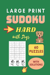 Sudoku Large Print Hard - Sudoku Puzzle Book