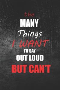 The many things i want to say................