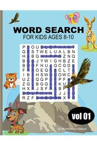 Word Search for Kids Ages 8-10 - Vol 1