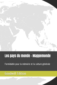 Les pays du monde - Mappemonde