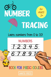 Number Tracing Book For Preschoolers