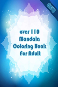 over 110 Mandala Coloring Book For Adult