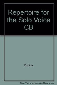 Repertoire for the Solo Voice CB