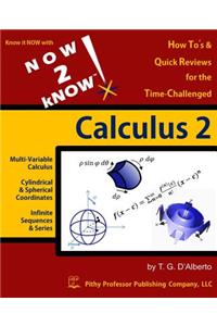 NOW 2 kNOW Calculus 2
