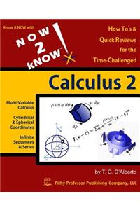 NOW 2 kNOW Calculus 2