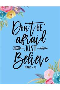 Don't Be Afraid Just Believe Mark 5