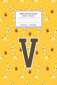 Primary Composition Notebook Grades K-2 Story Journal V