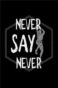 Never say never