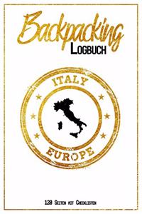 Backpacking Logbuch Italy Europe 120 Seiten mit Checklisten