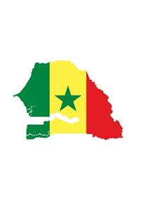 The Flag of Senegal Overlaid on The Map of the African Nation Journal