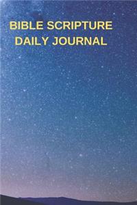 Bible Scripture Daily Journal